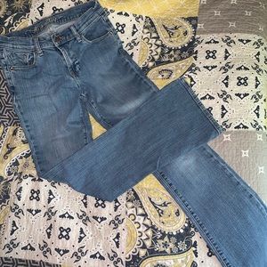 Vintage low rise wide leg jeans